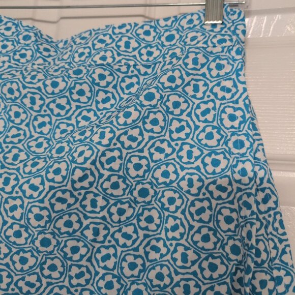 Rip Skirt Floral Wrap Skirt Womens Size XS Blue Stretch Adjustable Activewear - Picture 2 of 11